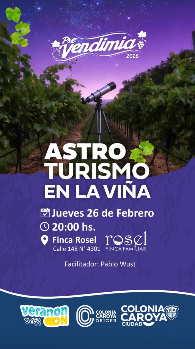 #COLONIACAROYA : Astroturismo en la Viña
