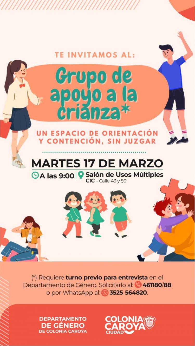 #COLONIACAROYA: Grupo de apoyo a la crianza
