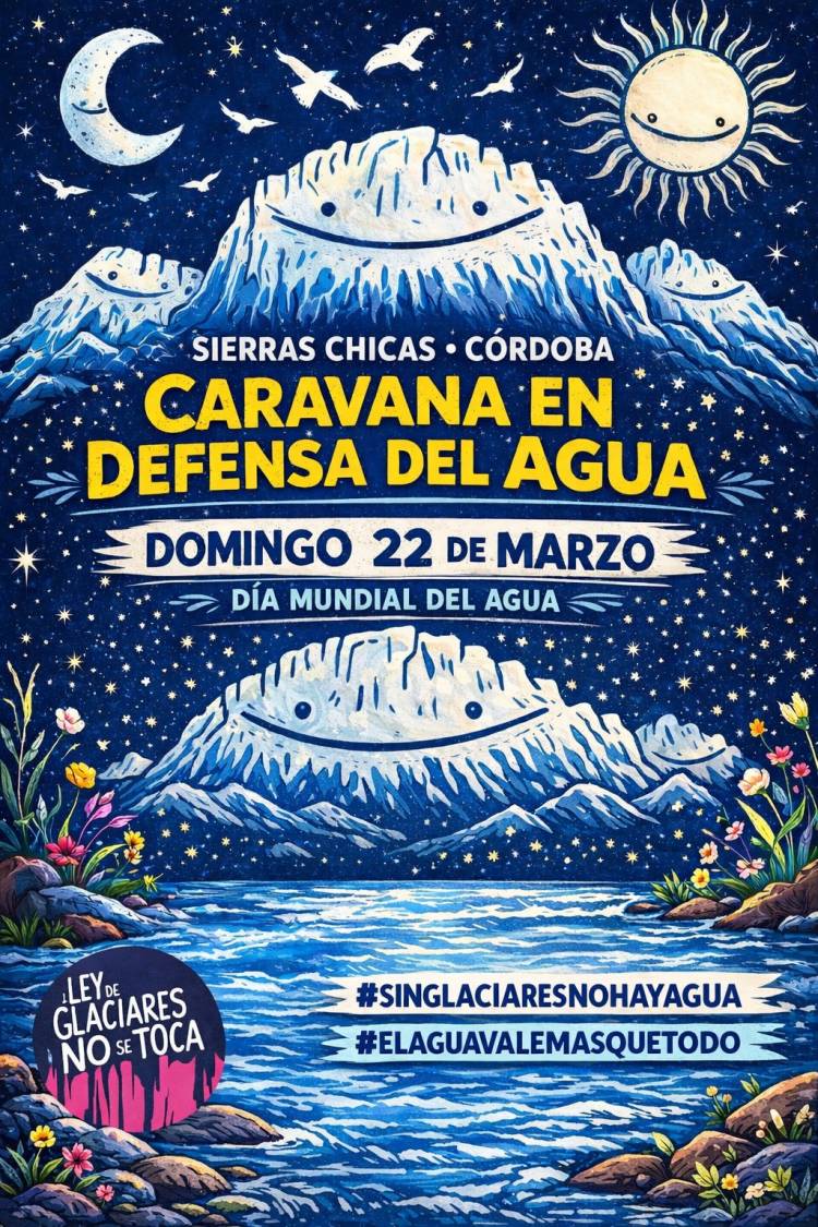 #AGUADEORO: CARAVANA POR EL AGUA • DOMINGO 22 DE MARZO