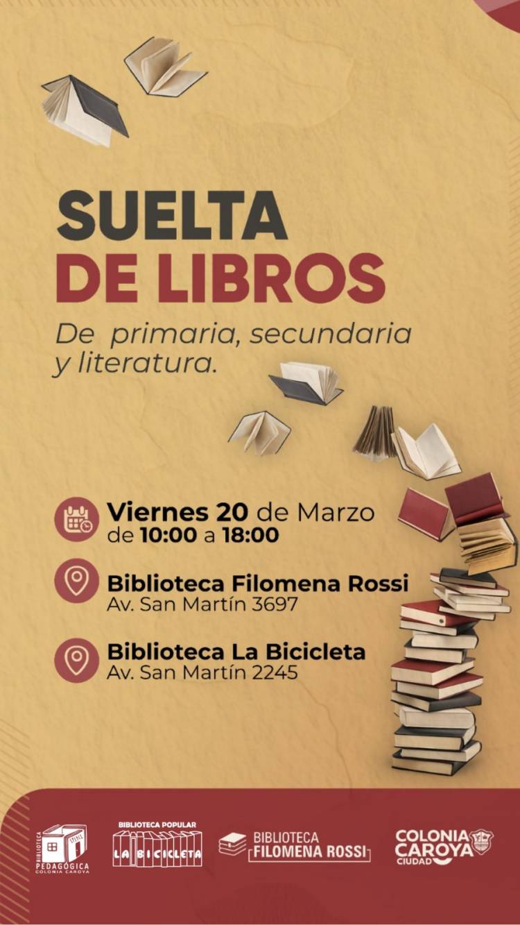 #COLONIACAROYA: Viernes con suelta de libros 