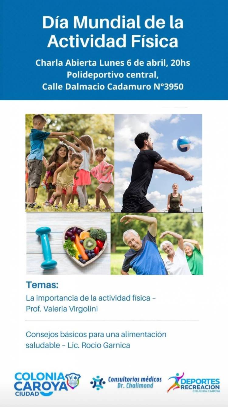 #COLONIACAROYA: Charlas en el Día de la Actividad Física