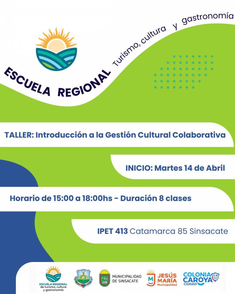 #COLONIACAROYA - Llega el tercer taller de la Escuela de Turismo, Cultura y Gastronomía