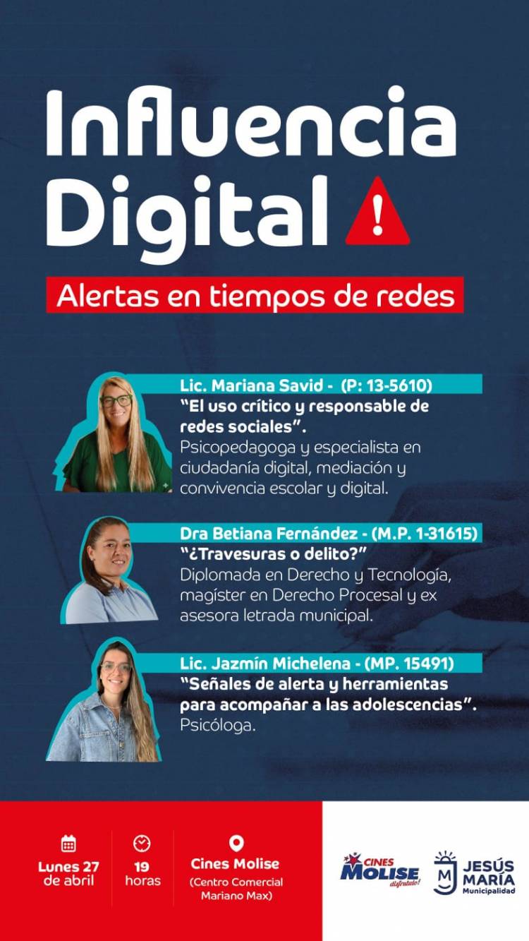 #JESUSMARIA - “Alertas en tiempos de redes”