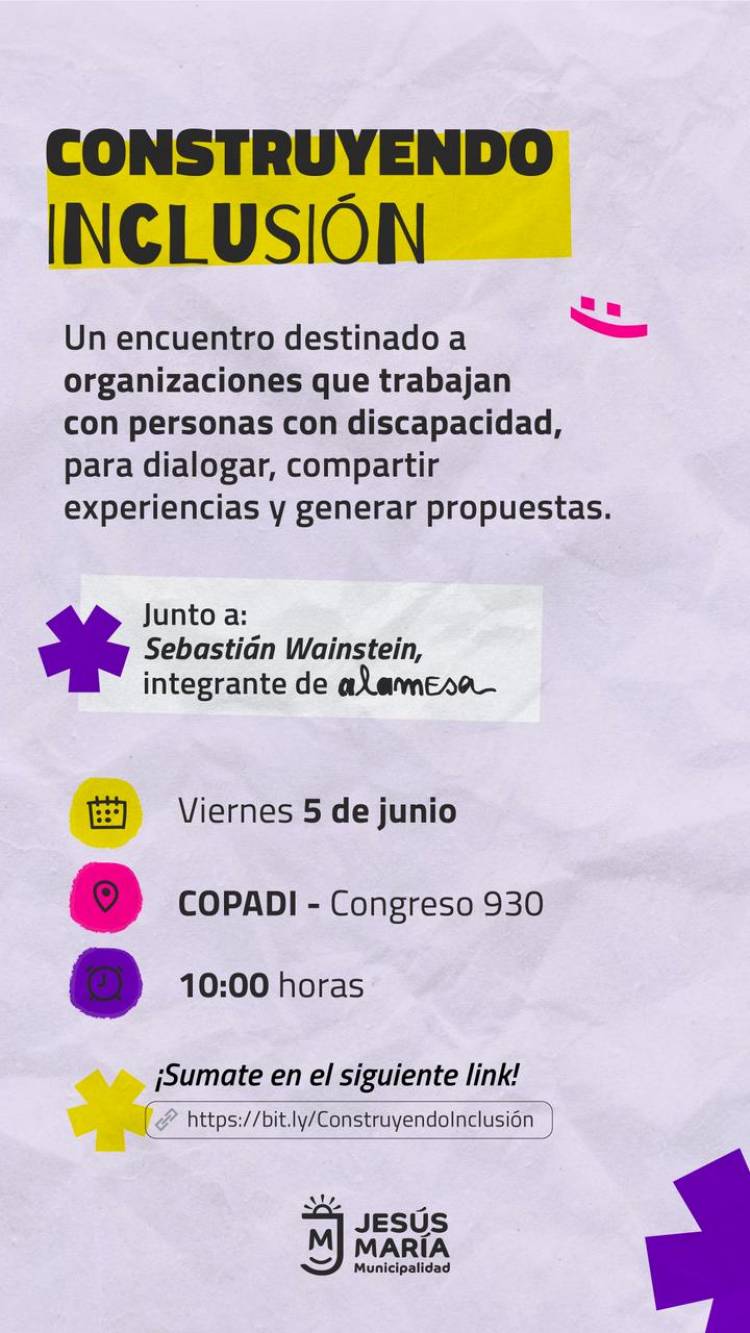JESUSMARIA: Diversidad en acción: Jesús María impulsa espacios de inclusión junto a ALAMESA