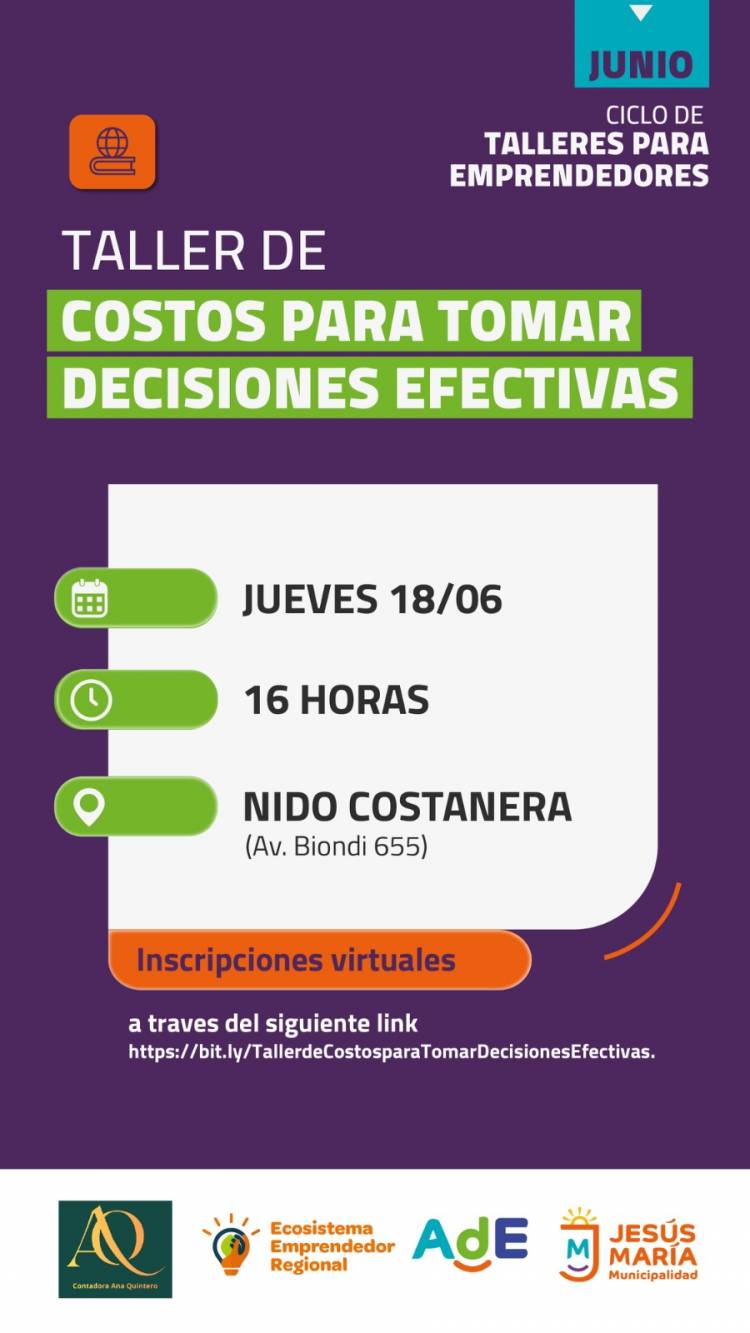 #JESUSMARIA - redobla su apuesta al desarrollo emprendedor con nuevas capacitaciones