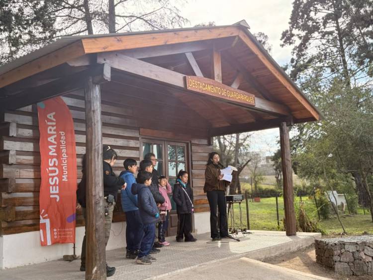 #JESUSMARIA : Inauguró el Destacamento de Guardaparques de la Reserva Natural y Ecológica Parque del Oeste