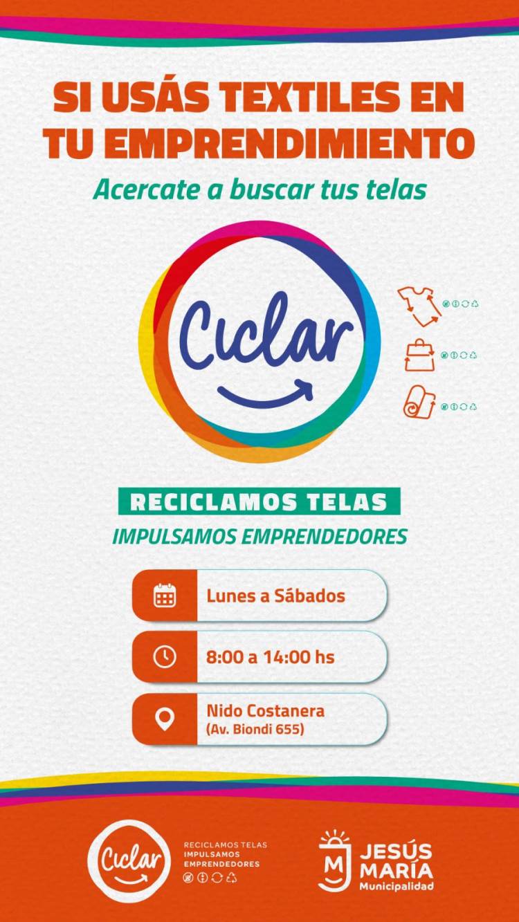#JESUSMARIA: Jesús María relanza Ciclar: una red de economía circular con un fuerte impacto ambiental y productivo