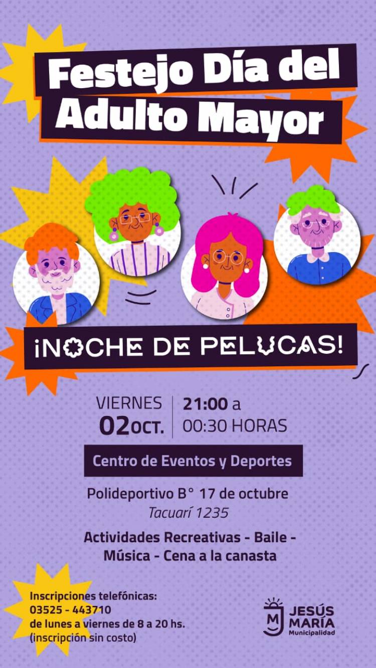 #JESUSMARIA: Jesús María celebra el Día de los Adultos Mayores con una “Noche de Pelucas”