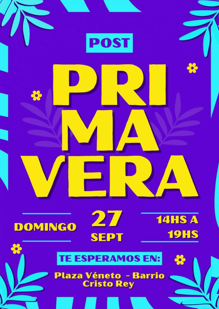 #COLONIACAROYA: ¡CELEBRAMOS LA PRIMAVERA EN EL BARRIO EL CRISTO REY! 